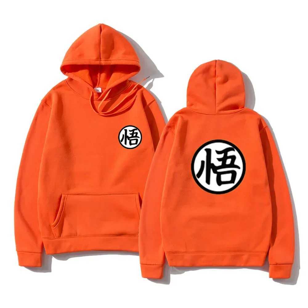 New Japanese Anime Mens Hoodie Sweatshirt Multi Color Cute Cartoon Goku Printed Harajuku Hoodie Sweatshirt Poleron Hombre W250408