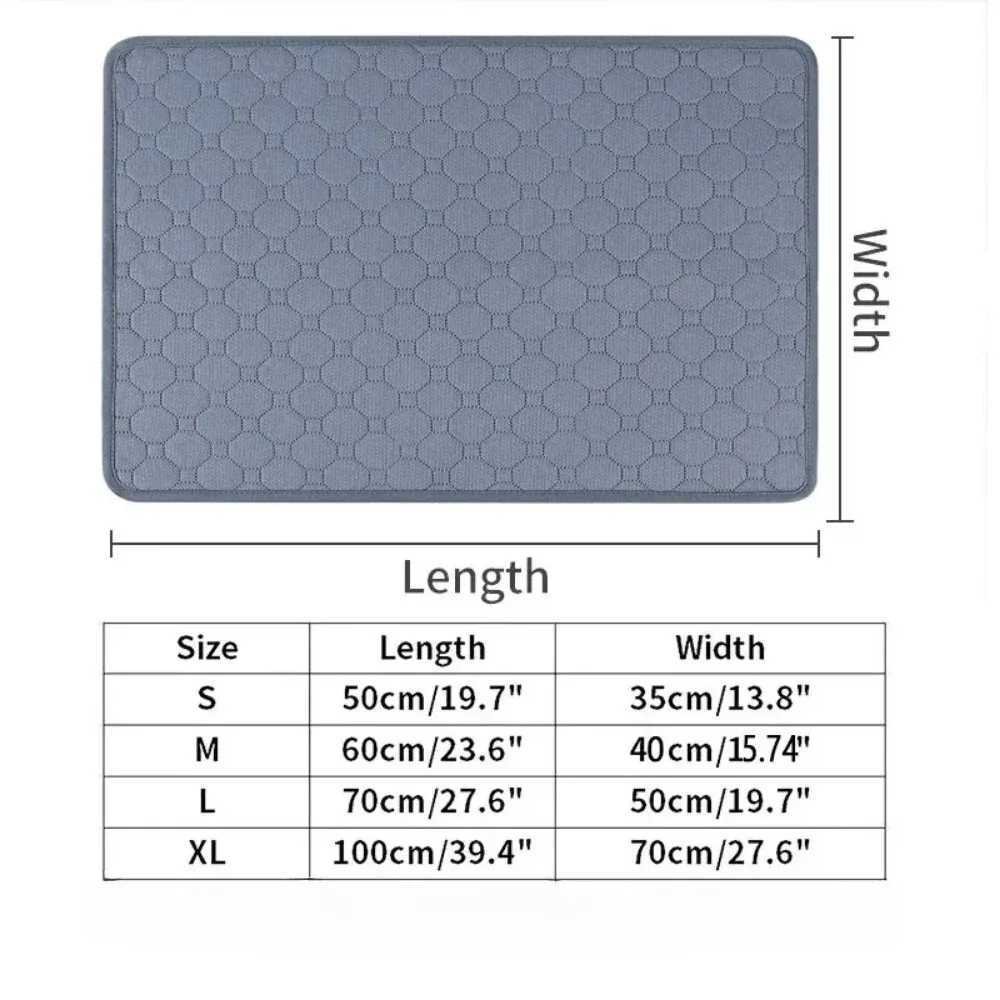 Reusable dog urine pads blankets dog urine pads absorbent diapers puppy training pads pet beds car seat covers pet supplies Y250407