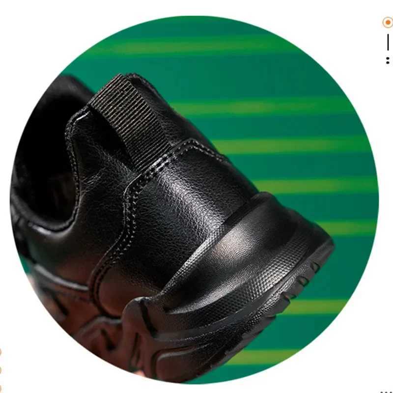 Leather breathable childrens sports shoes 2022 autumn new website childrens sports black and white childrens girls and boys leisure running W250407