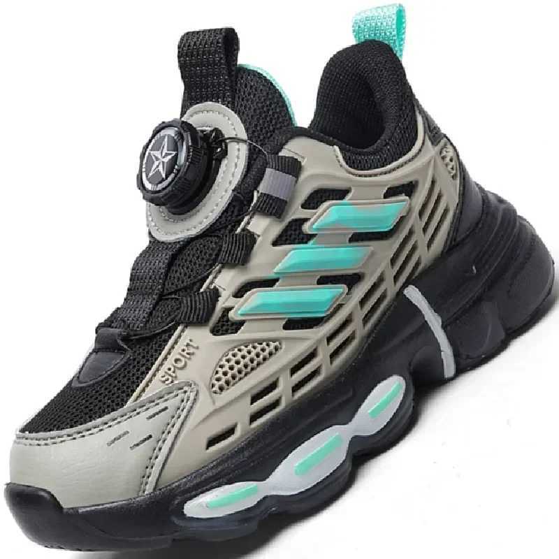 New childrens outdoor shock-absorbing sports shoes for boys and girls fashionable shoes for parents childrens casual lightweight elastic shoes W250407