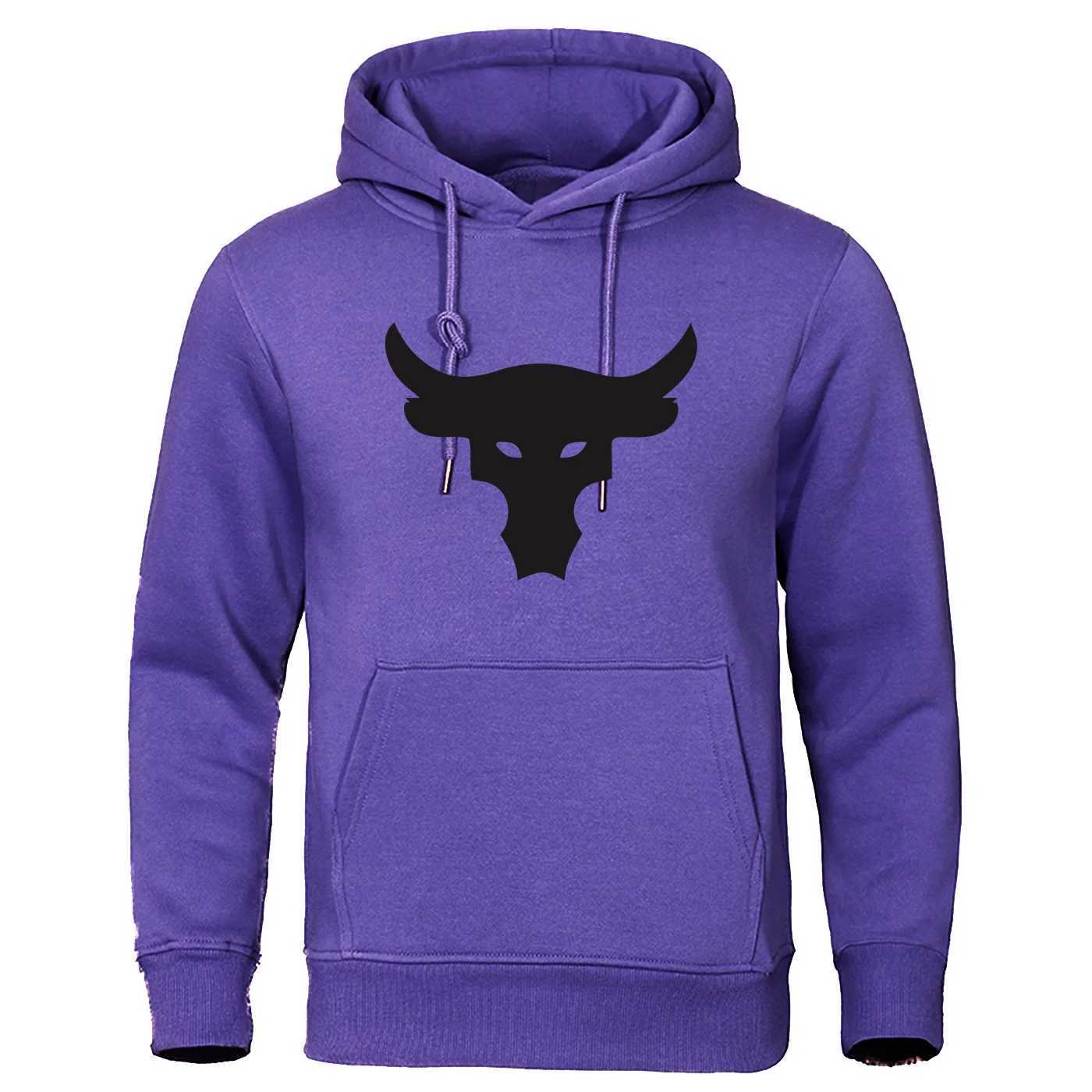 Popular autumn and winter sheepskin print casual fashion mens hoodies pullovers hip-hop street hoodies W250408