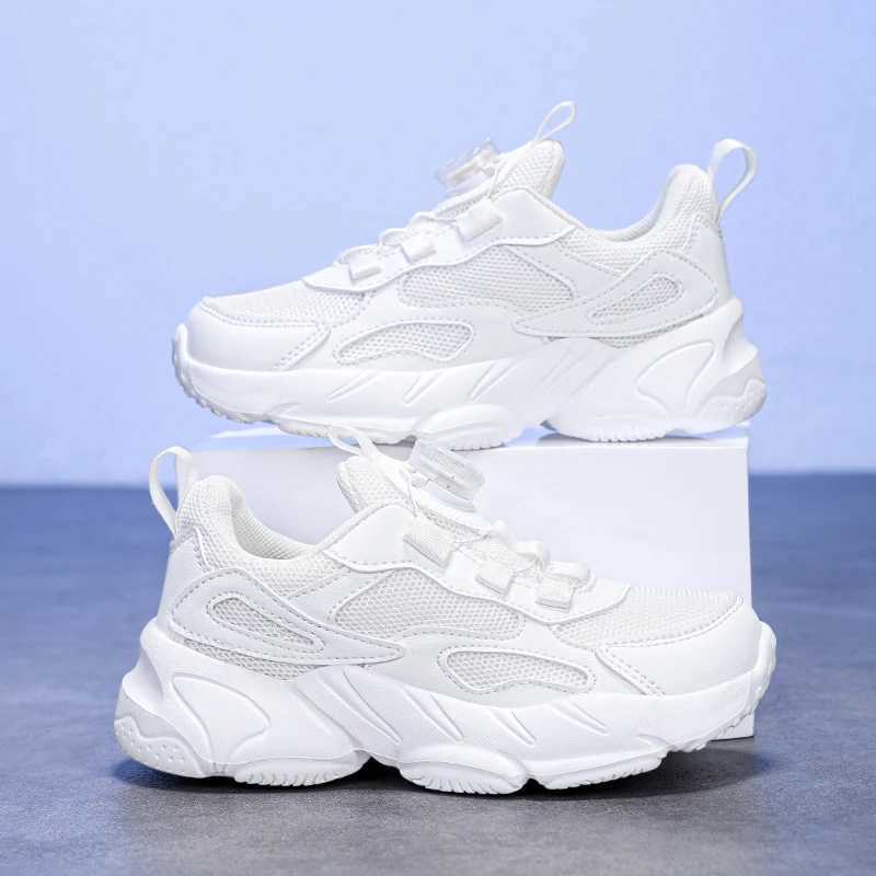 White girls sports shoes childrens shoes spring and summer platform casual sports shoes running sports tennis childrens shoes W250407