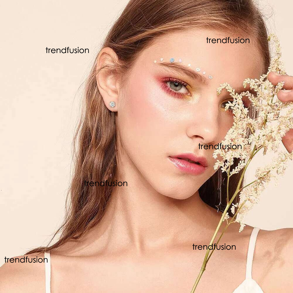SMILEST Moissanite Spiral for Women, D-color VVS1 Clarity Laboratory Earrings White Yellow Rose Gold Ruthenium Crimson S Pure Sier Round