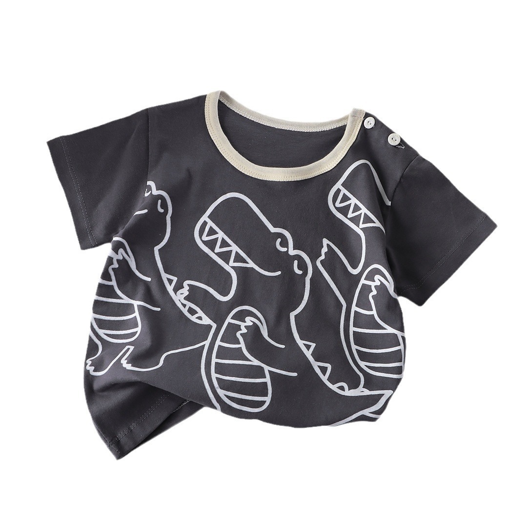 Ddmyshoesvip New T Shirt Pure Cotton Girls Short Summer A Class Half Sleeved Baby Sweat Absorbing Children S Clothing