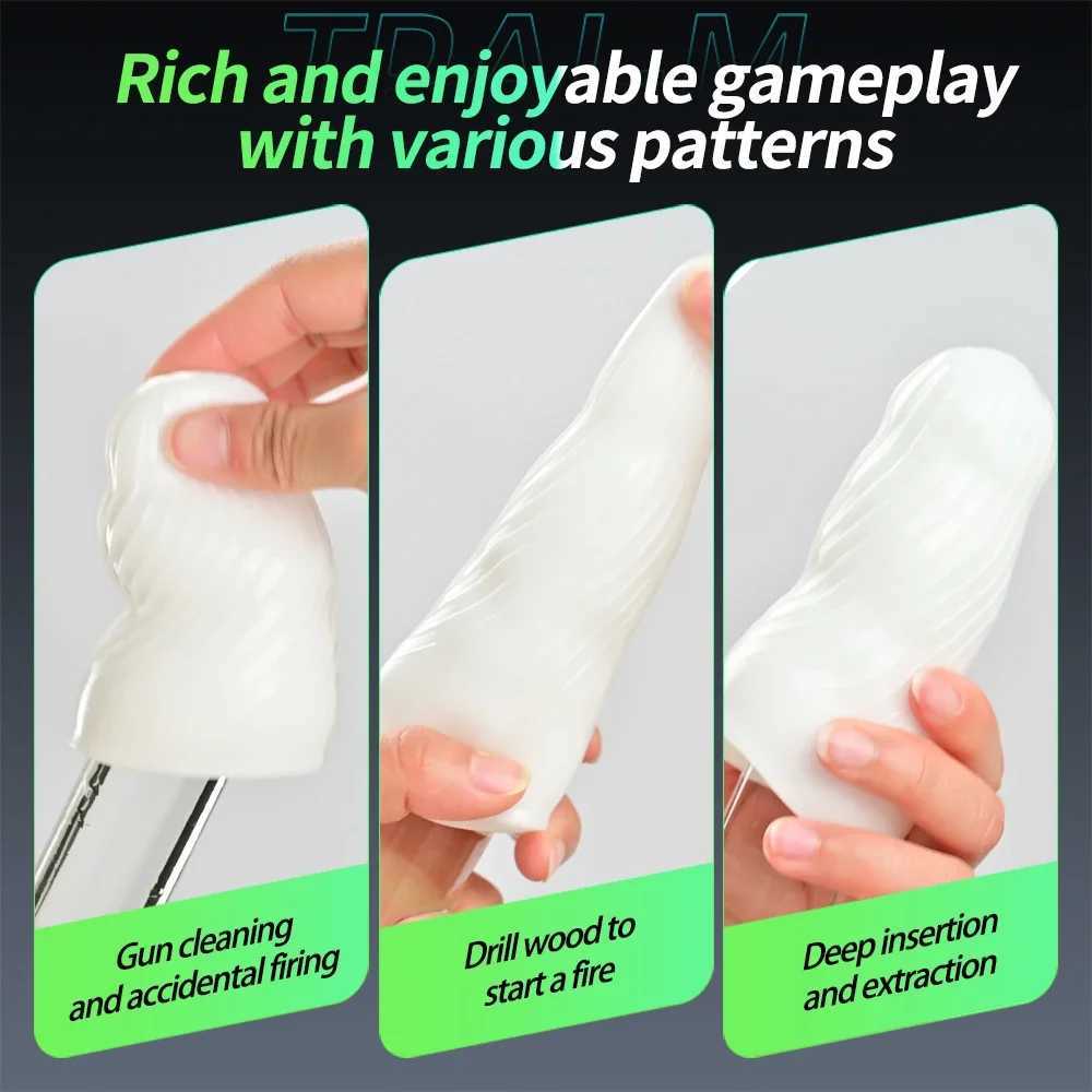 Male Masturbation Cup Soft Cat Sex Toy Transparent Vagina Adult Endurance Exercise Adult Provides Vacuum Pocket Cup for MenXJ250408