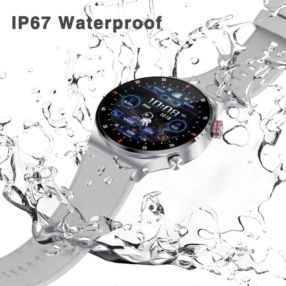 2024 Luxury Smart Watch Mens NFC BT Call Fitness Waterproof Sports Wrist Smart WatchXJ250408