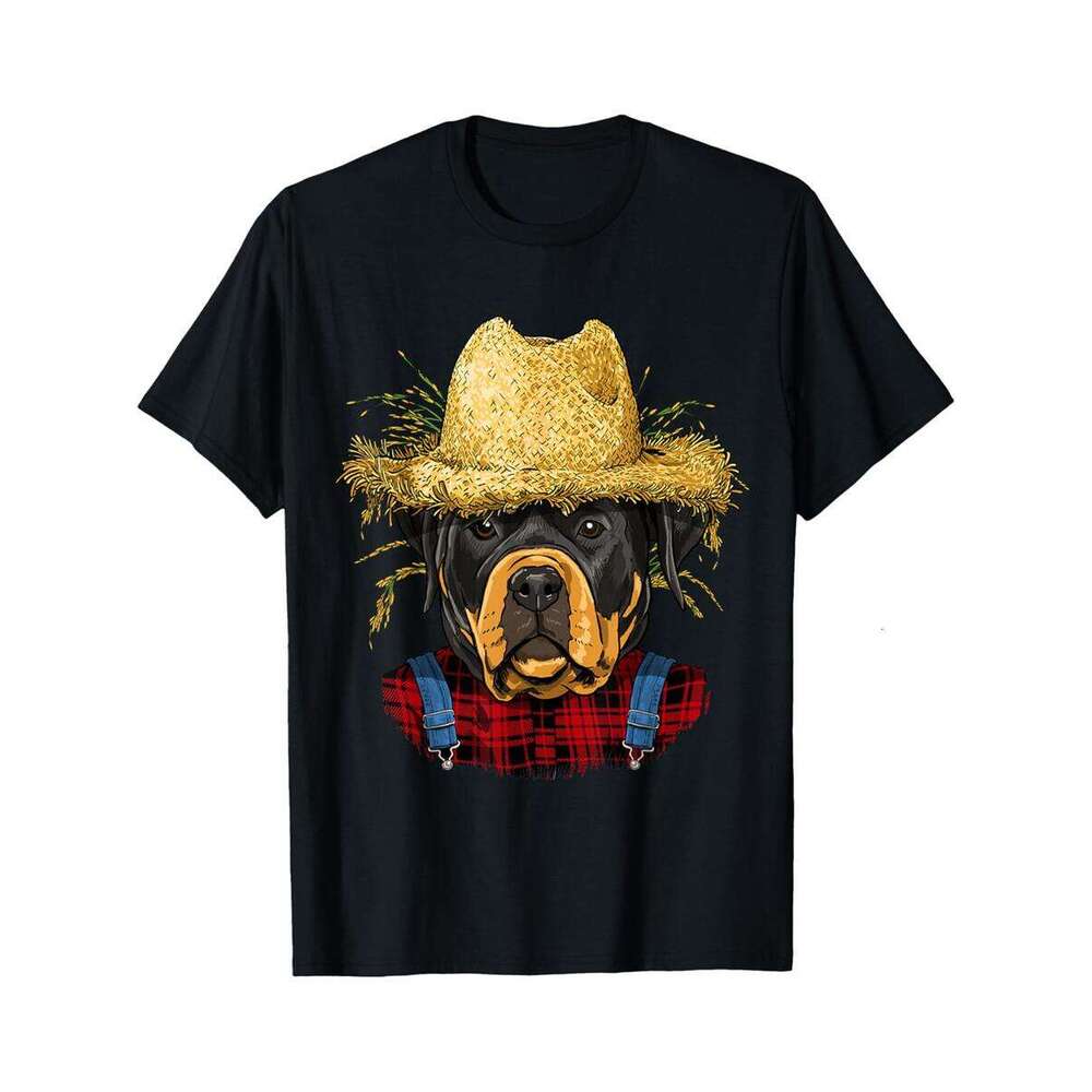 Designer T shirt Rottweiler American Football Dog Lovers USA Flag - 220g Tshits