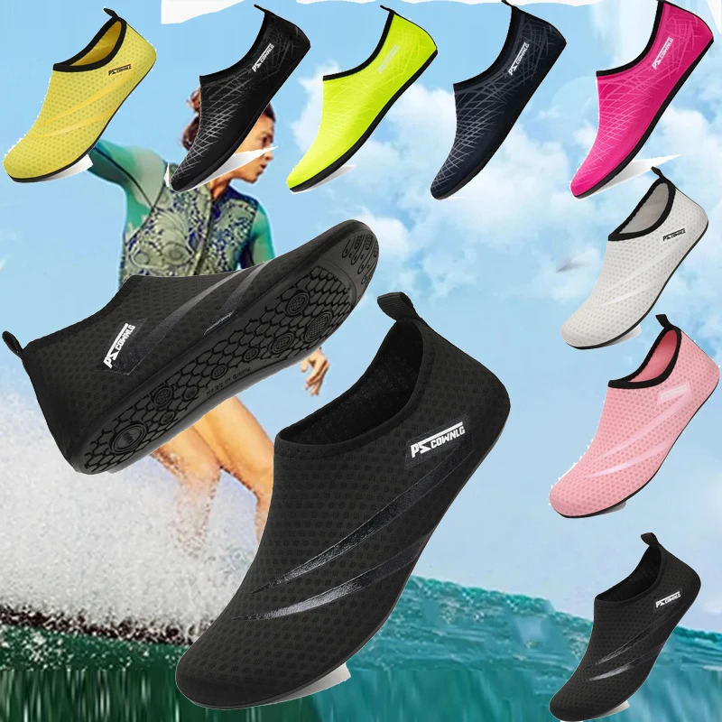 Water Sports Shoes Barefoot Quick-Dry Aqua Yoga Socks Slip-on for Men Women 250408