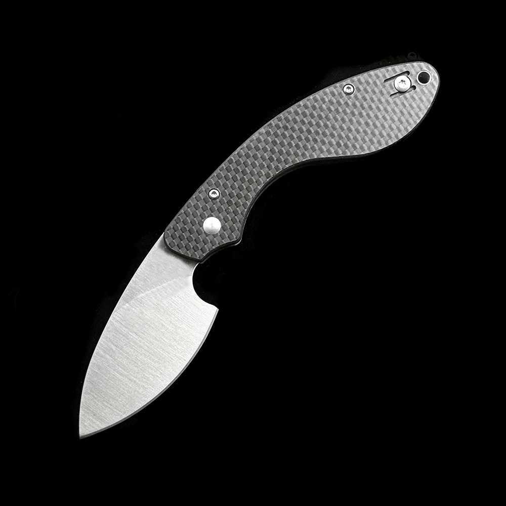 OK-C207GP Ouroboros G10/CF handle bearing folding knife X250408