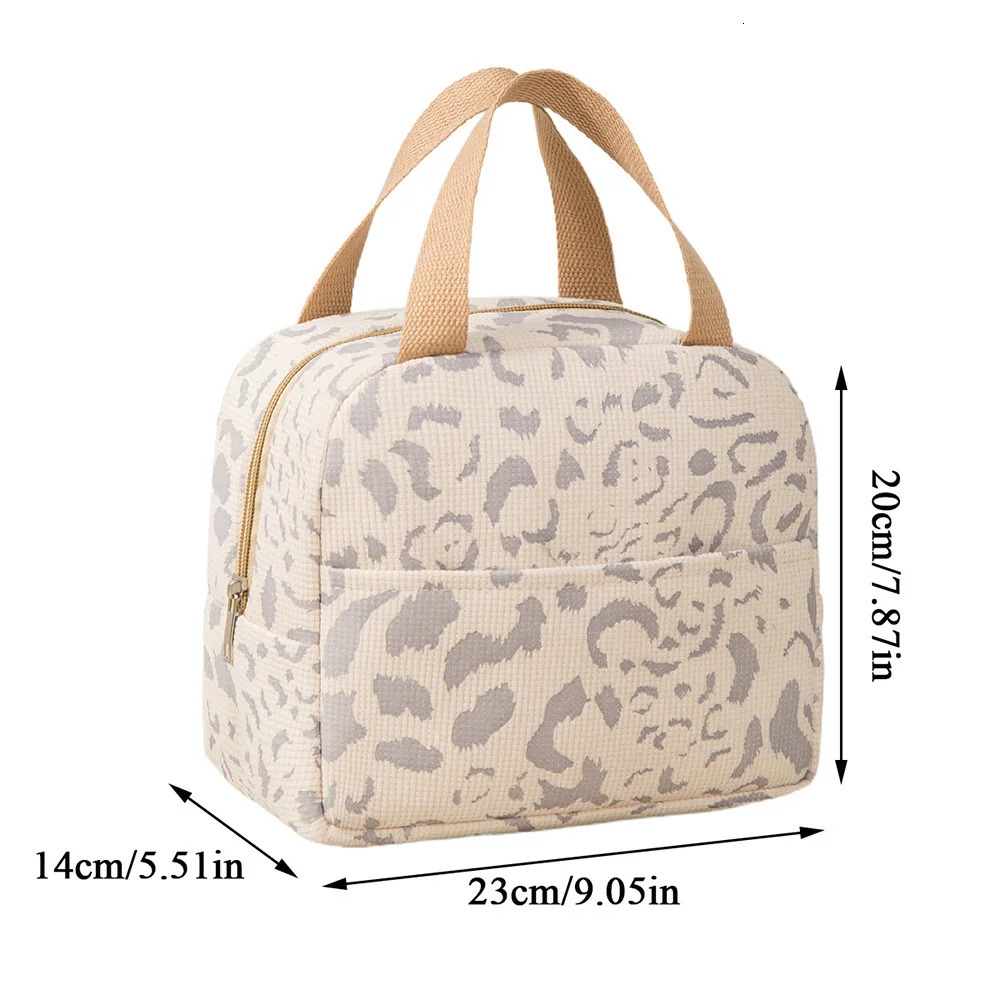 Girls Food Box Durable Waterproof Lunch Box Portable Zipper Large-capacity Thermal Lunch Bag Thermal Insulated Camping Bags 250408