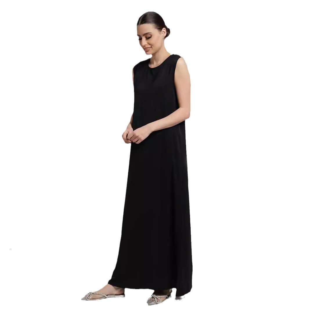 M Muslim Women S Abaya Bottom Inner Tank Top Loose Casual Long Skirt Sleeveless Dress