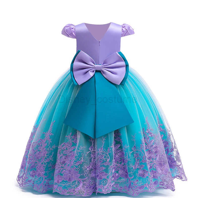 Disney Girls Ball Gown LED Light Up Dress for Birthday Party Mermaid Dresses Costume Luxury Princess Carnival Cosplay Outfits Ball Gown X250408