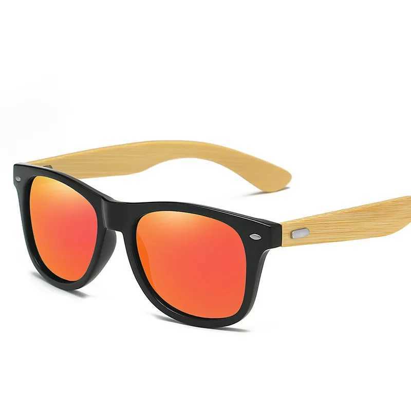 Fashionable wooden mens UV sunglasses classic mens driving UV400 sports sunglasses wooden bamboo glasses W250408