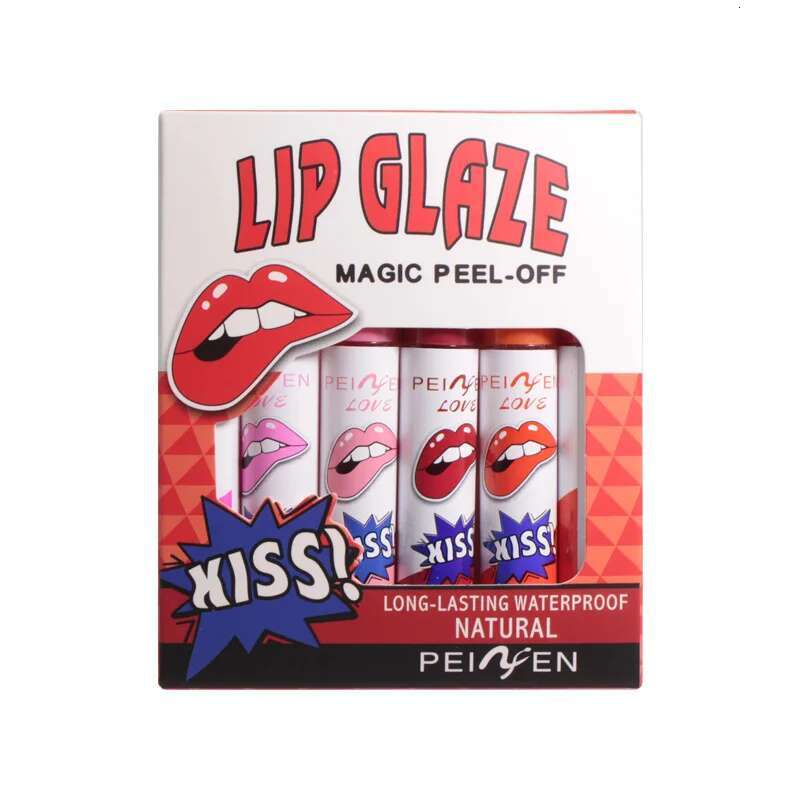 6 Colors Tattoo Magic Stain Lip Tint Long Lasting Waterproof Lipstick Sets For Women Peel Off Colored Matte Sexy Color