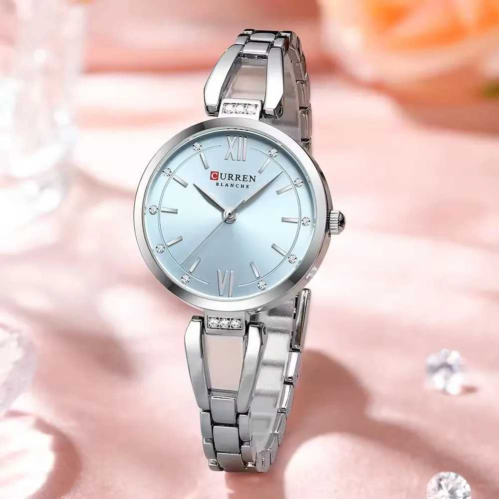 Curren 9092 Luxury 30mm Gold Watch Womens Diamond Womens Quartz Watch Waterproof Stainless Steel Womens WatchT250408