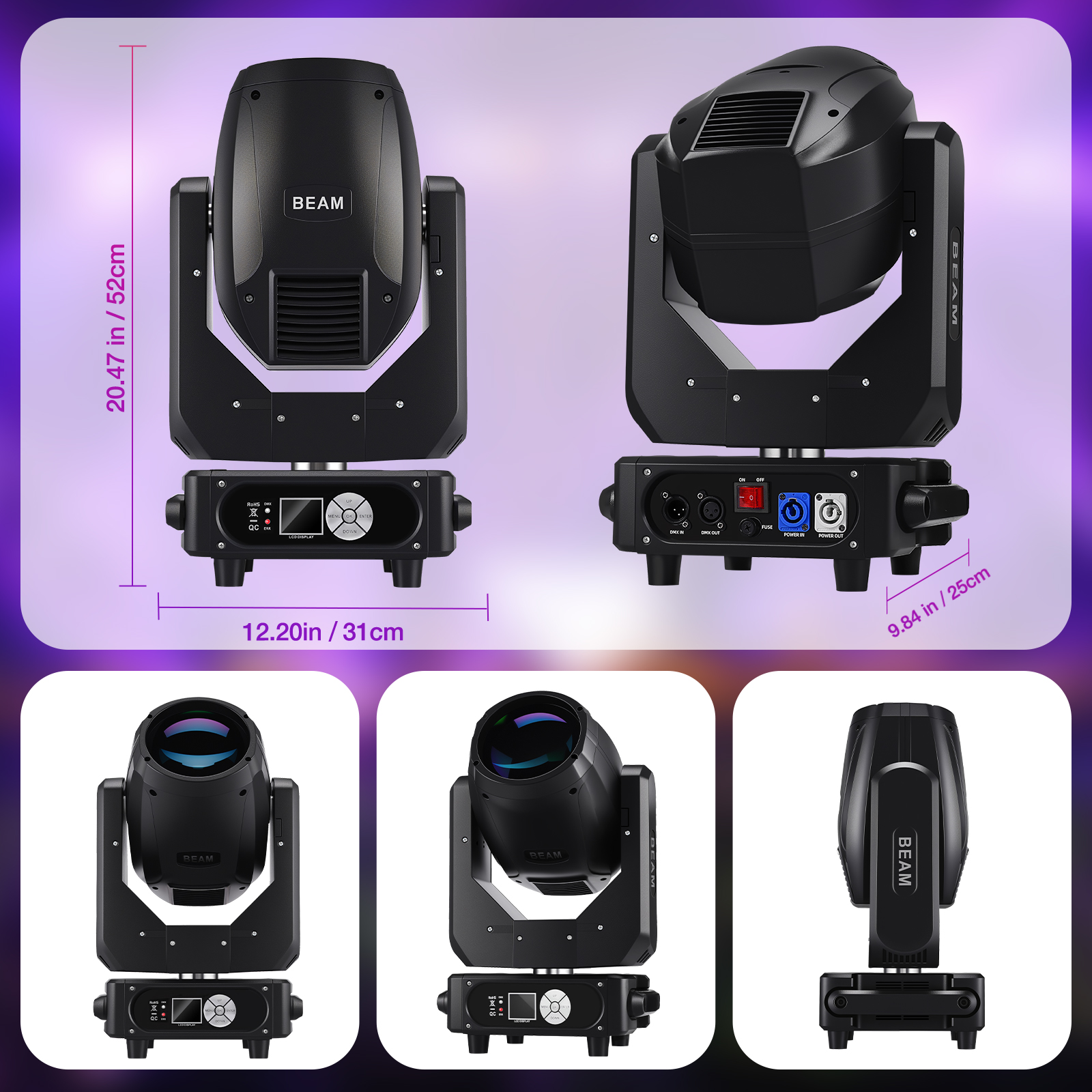 Stock In USA 350W Beam light uper Beam Stage Equipments for Party Club bar Dj Show Led Stage Light 295 Beam Moving Head Light