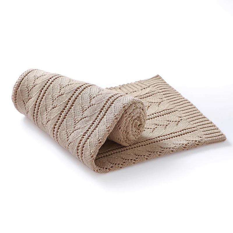 Cotton born Baby Swaddle Blankets 90*70cm Knitted Infantil Netural Sleeping Quilts Bedding Covers Toddler Boys Girls Crib Nap 250408