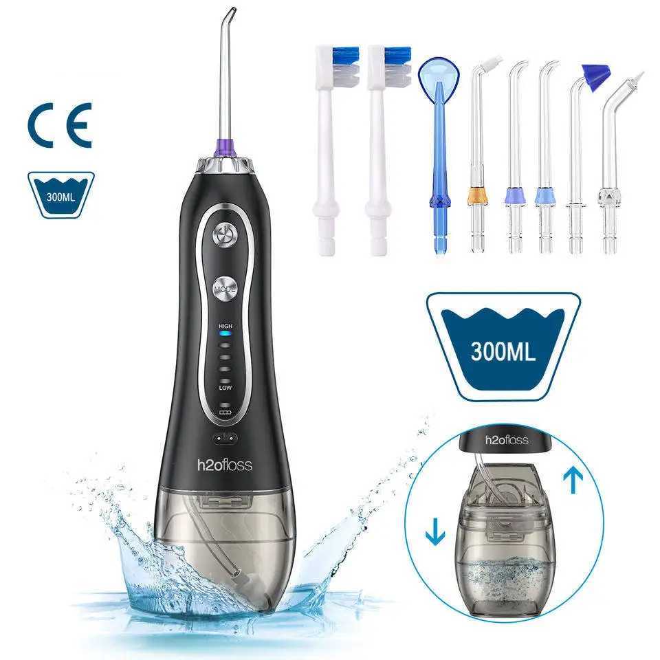 Upgraded Cordless Dental Rinse Portable Water Rinse Rechargeable IPX7 Waterproof Rinse M250408