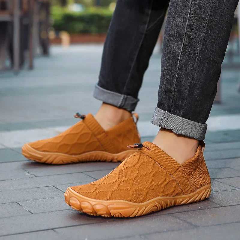 Mens casual shoes Minimalt barefoot shoes mens walking sports shoes lightweight breathable zero drop sole wide shoe box W250407