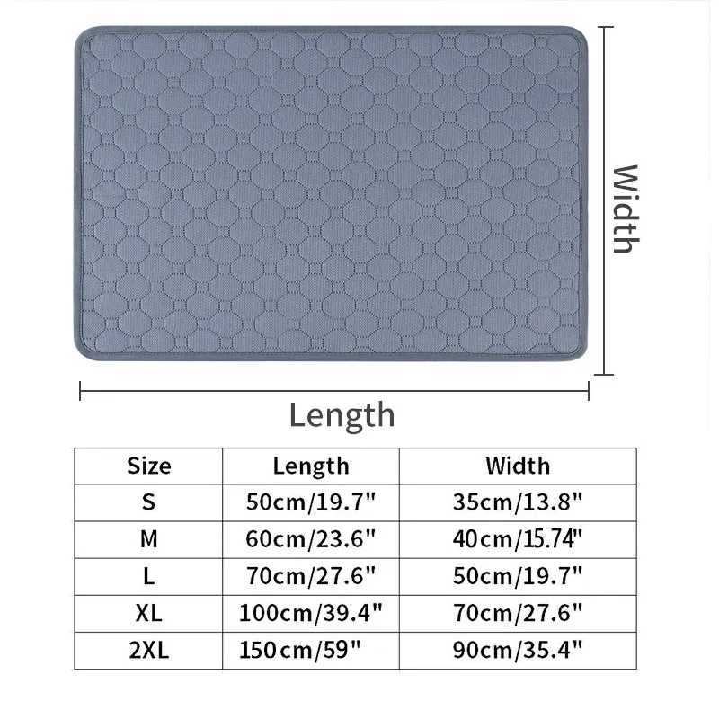 Dog urine pad washable and reusable anti slip pet urine pad puppy training pad pet urine pad car seat cover pet supplies Y250407