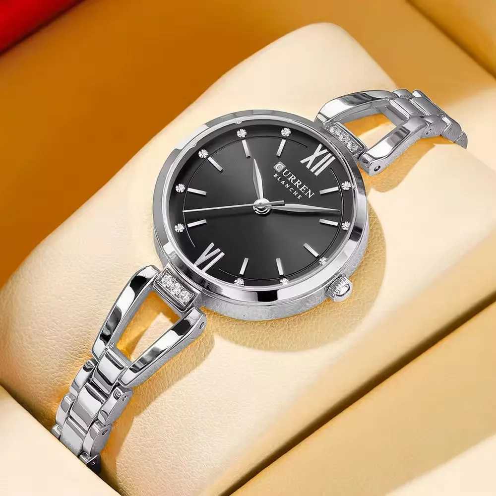 Curren 9092 Luxury 30mm Gold Watch Womens Diamond Womens Quartz Watch Waterproof Stainless Steel Womens WatchT250408