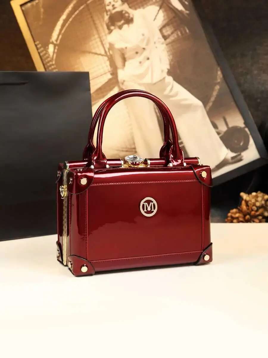2024 New Fashionable High-End Feelniche Genuine Leather Women's Shoulder Bag Versatile Crossbody Rice Box Handbag Trendy