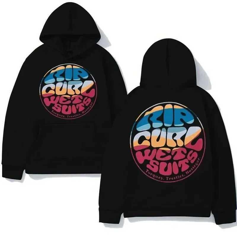 2024 mens tear curled mens wetland hoodie Y2K loose fit high-quality clothing retro clothing casual hoodie oversized top W250408