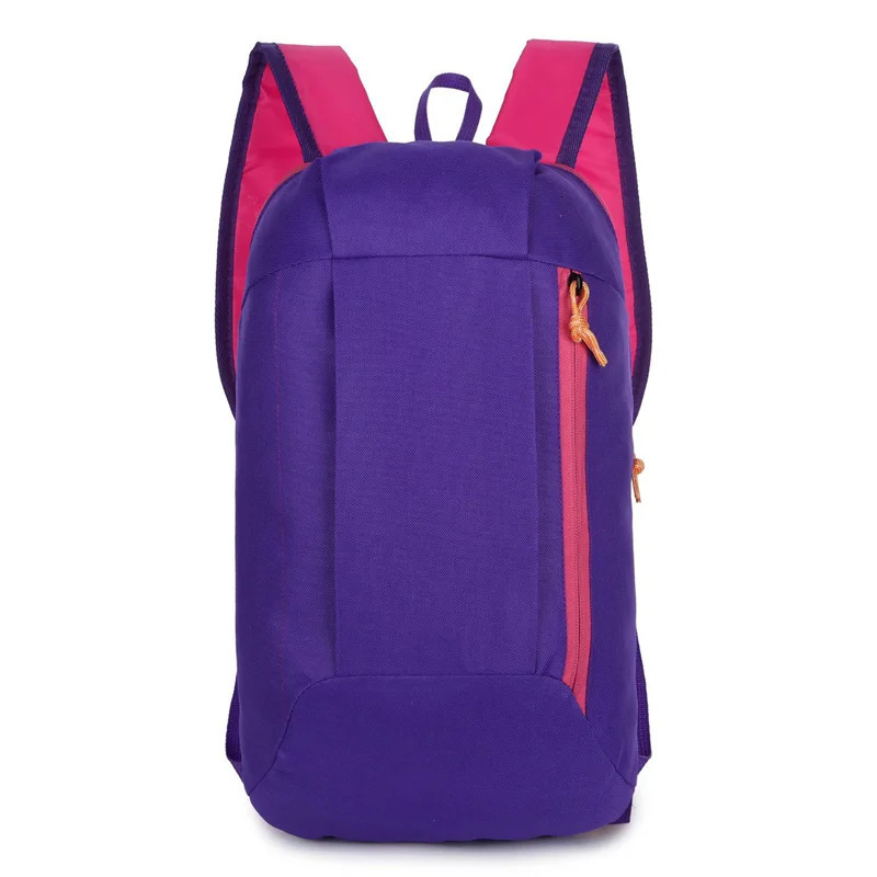 Outdoor Sports Backpack Small Gym Bag Outdoor Fitness Riding Shoulder Bag Color Oxford Cloth Backpack Men Kids Unisex Nylon Bag 250408