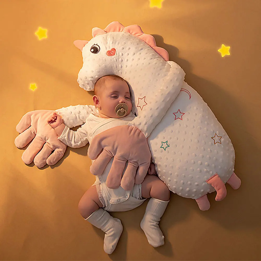 Soothing Baby Sleep Aid Pillow Baby Startle Prevention Sleep Companion Pillow Baby Soothing Palm Automatic Patting Sleeping Toy 250407