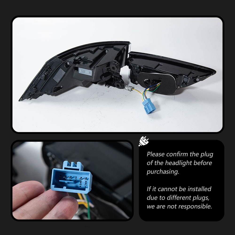 Taillights Assembly for Golf 8 20 20-2024 MK8 LED Tail Light Golf MK8 Rear Stop DRL Brake Reversing Light