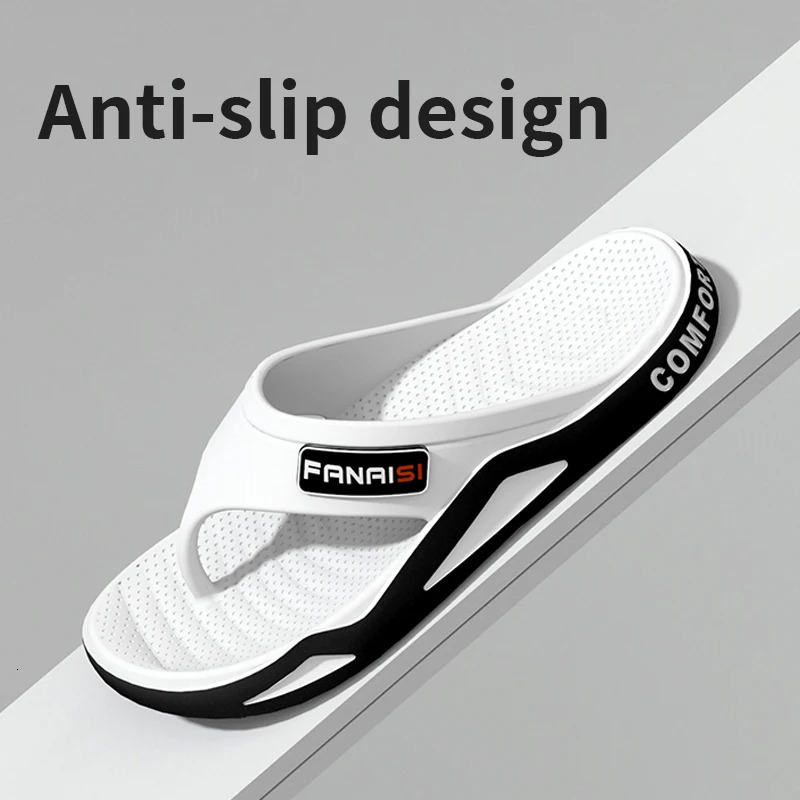 Summer Mens Flip-flops Sports Outdoor Fashion trend Comfortable Beach Sandals Men Casual Shoes House Flip Flops Home Shoes 250408