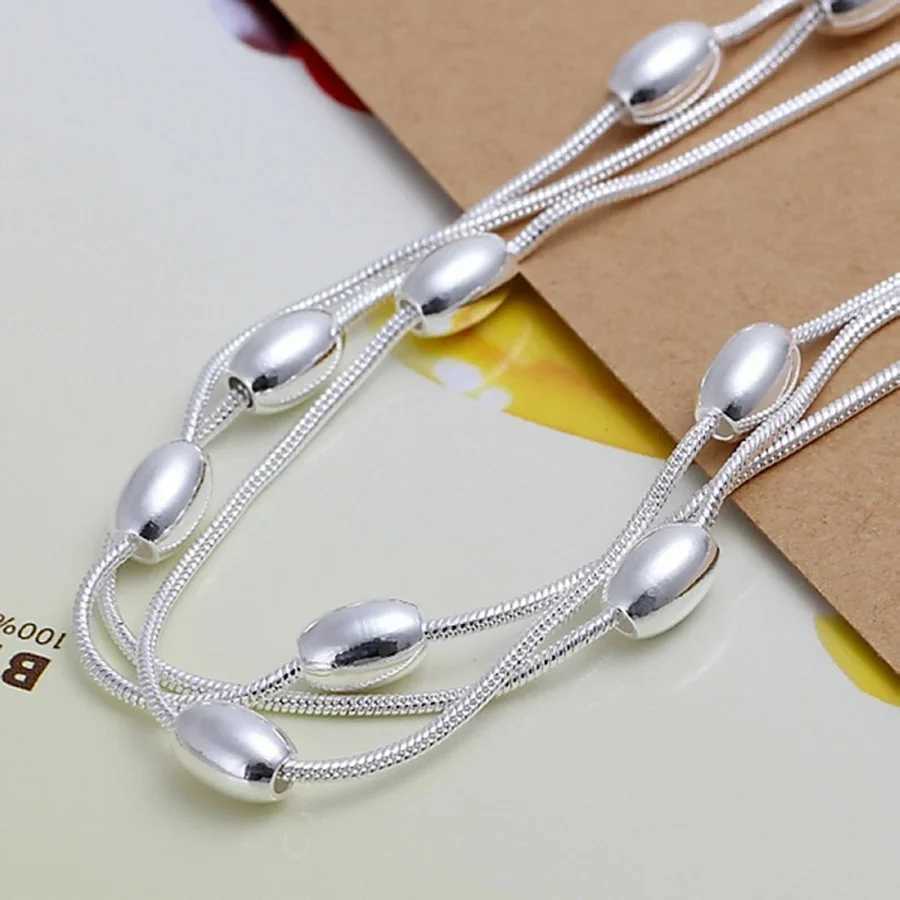 Fashion Design Product Beautif 925 Sterling Sier Jewelry High Quty Bracelet Bead Chain Wen La Wedding WithC250408