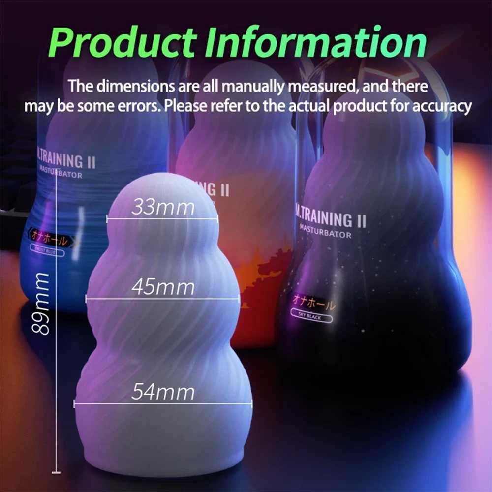 Male Masturbation Cup Soft Cat Sex Toy Transparent Vagina Adult Endurance Exercise Adult Provides Vacuum Pocket Cup for MenXJ250408
