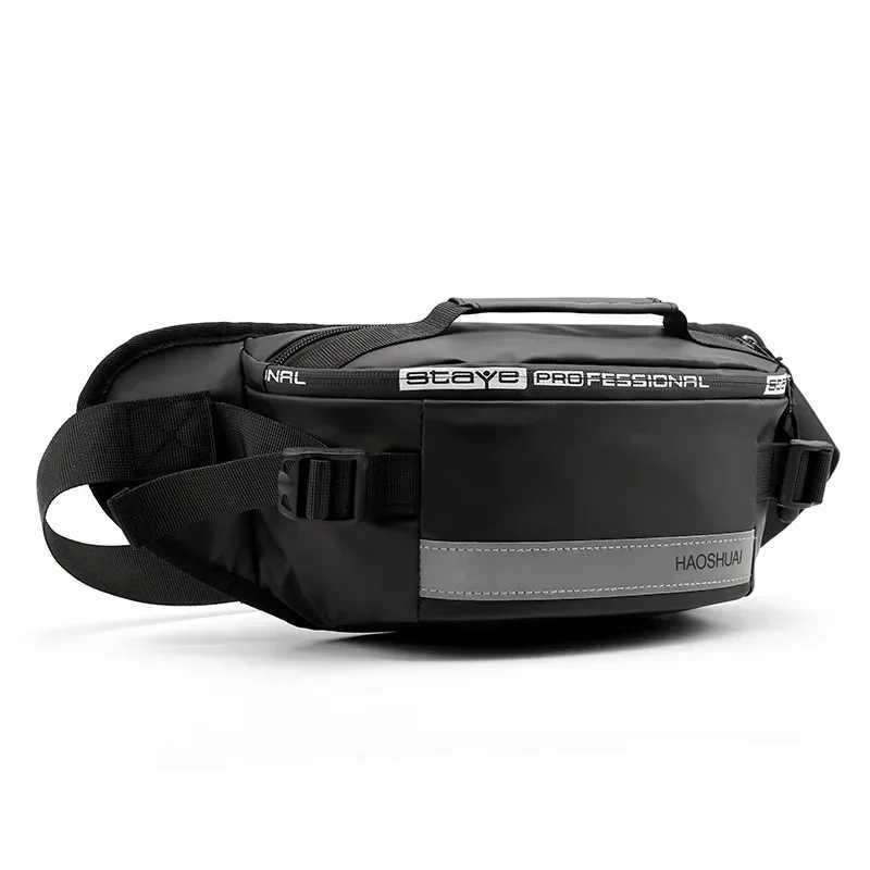 2024 high-capacity anti-theft mens waist bag multifunctional shoulder bag mens nylon luggage Z250407