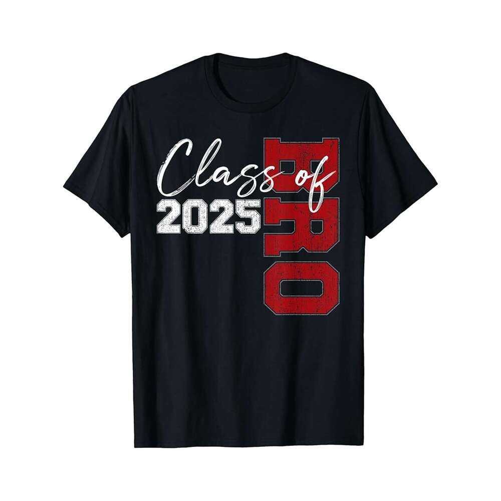 Designer T shirt Bro Senior 2025 Proud Bro Of A Class Of 2025 Graduate - 220g Tshits