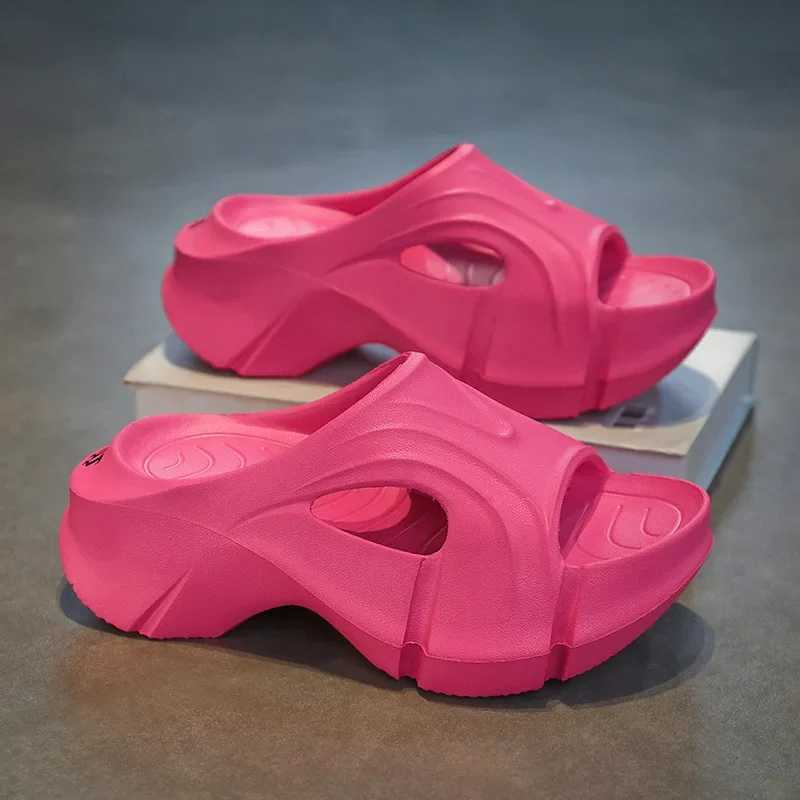 Summer Beach Wedding Platform Eva Slide Womens Thick Platform Indoor Slide Womens Lightweight N Slide Bathroom Flip CoverXJ250407