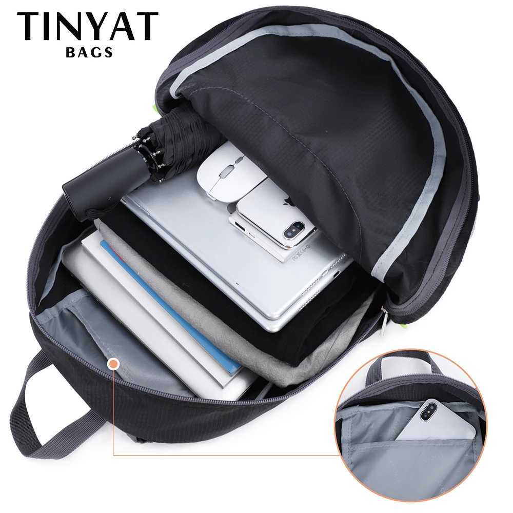 TINYAT 13L Ultrght Foldable Backpack Waterproof Outdoor Climbing Bag for Travel Cycling Gym Daily UseC250407