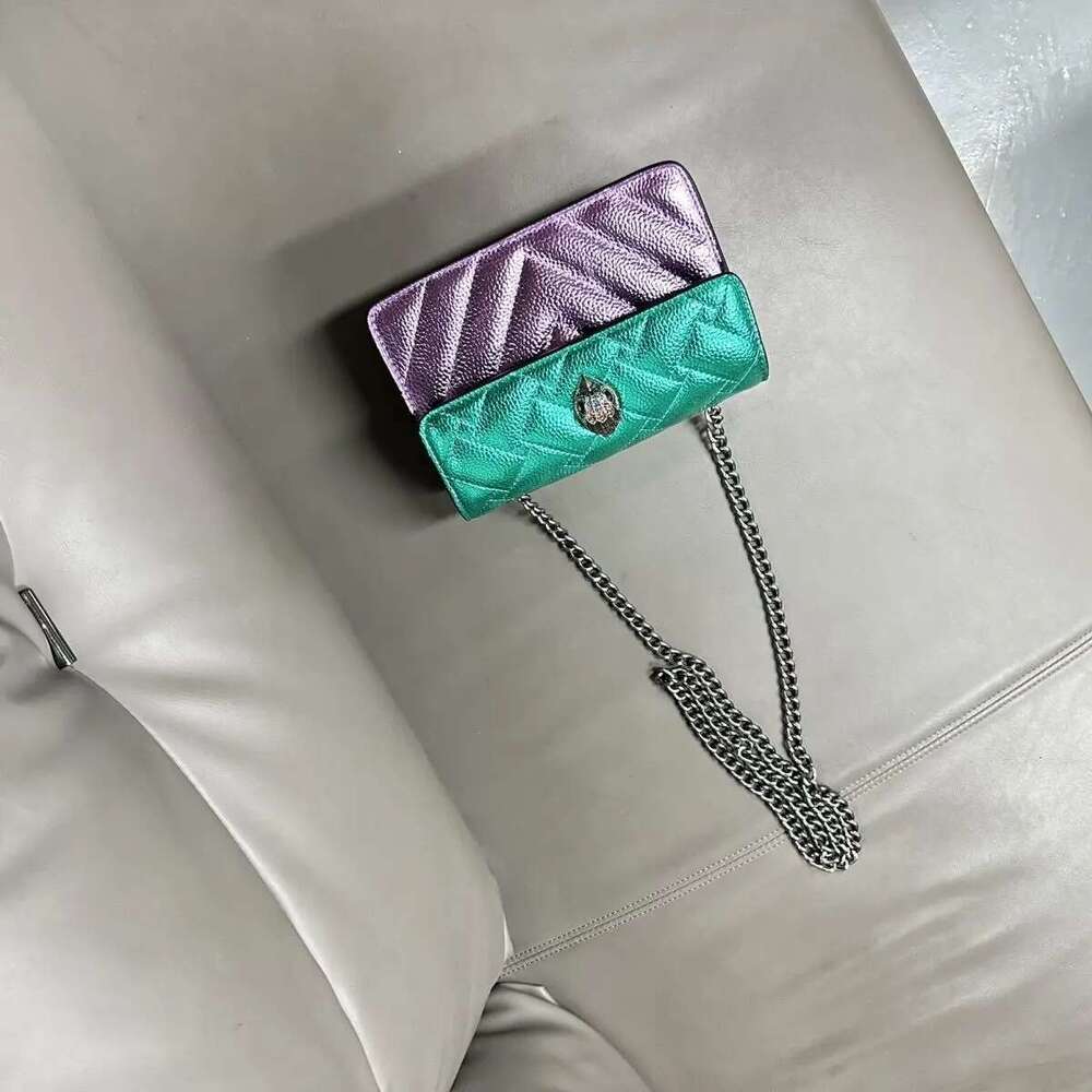 2024 Color Match Fashion Small Fragrance Foreign Style Plaid Classic Eagle Head Crossbody Hawk Head Bag