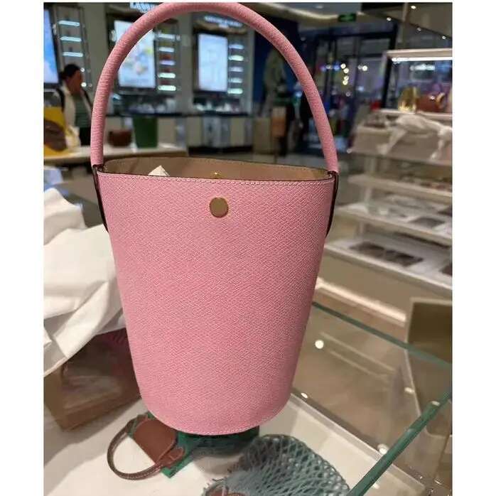 2025 Designer Bucket Tote Genuine Leather Women Shoulder With Long Straps T Cowhide Crossbody Bag