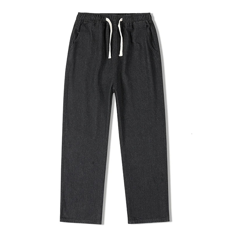 Hip Hop wide leg jeans unisex classic solid retro Trouser casual spring and autumn mens fashion loose straight 250401