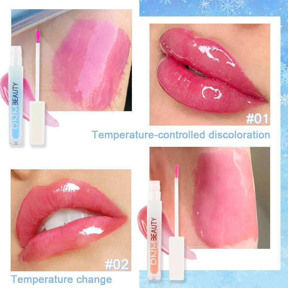 3Pcs/Pack Water Tint Set Highly Pigmented Gloss Lip Plumper Waterproof Non-Sticky Longlasting Women Lips Cosmetics
