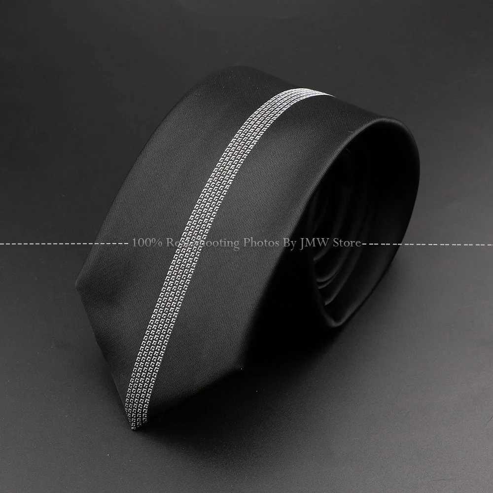 New Skinny 6cm Ties For Men Wedding Dress Necktie Black Floral Paisley Patchwork Tie Business Slim Shirt Accessory Gift Cravate X250407