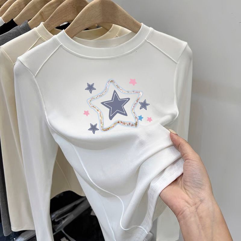Ddmyshoesvip Girls Long Sleeved German Velvet Base Shirt New Cartoon T Shirt Short Style Medium And Large Children S Western Style Warm Top
