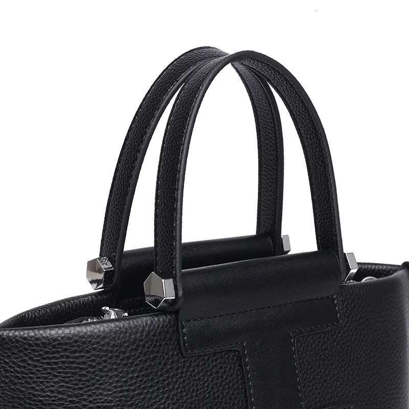 Cowhide Women Tote High Quality Solid Enuine Leather Women's Shoulder Crossbody Bag Fashion Female Handbag Sac A Main