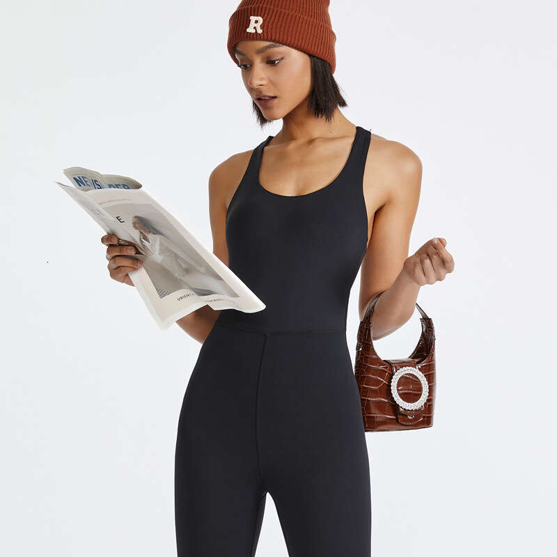 Yoga aerial dance jumpsuit factory 2025 new casual versatile fashion clothing