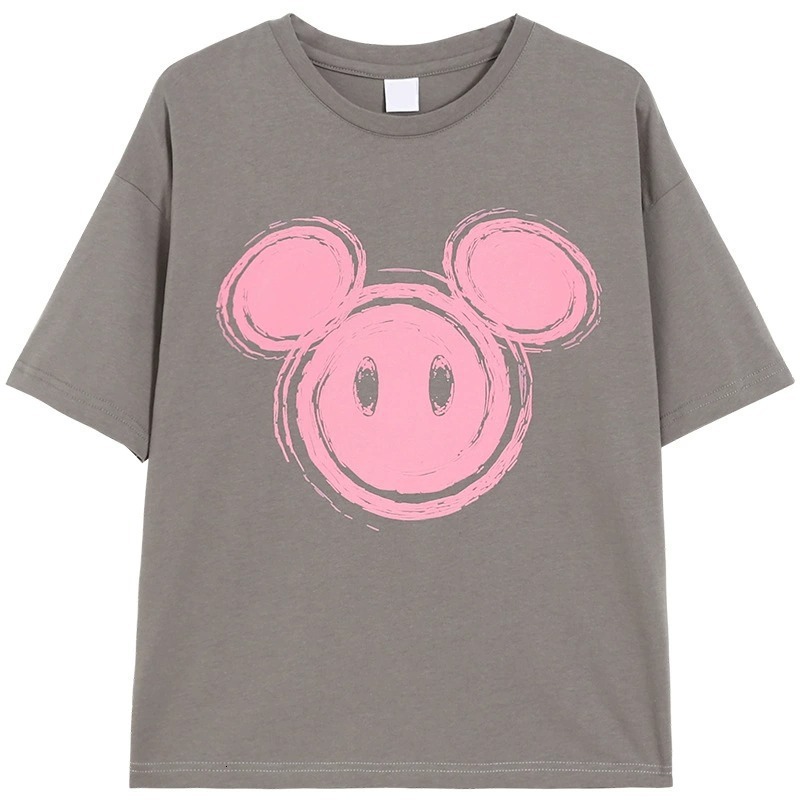 Ddmyshoesvip Girls Short T Shirt New Pure Cotton Mid Size Stylish Thin Style Children S Top Summer Half Sleeved