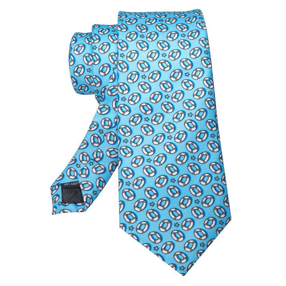 New Fashion Design 8cm Printed Patter Tie 100% Silk Necktie ties for men Business Wedding Party Gravatas Accessories Gift X250407
