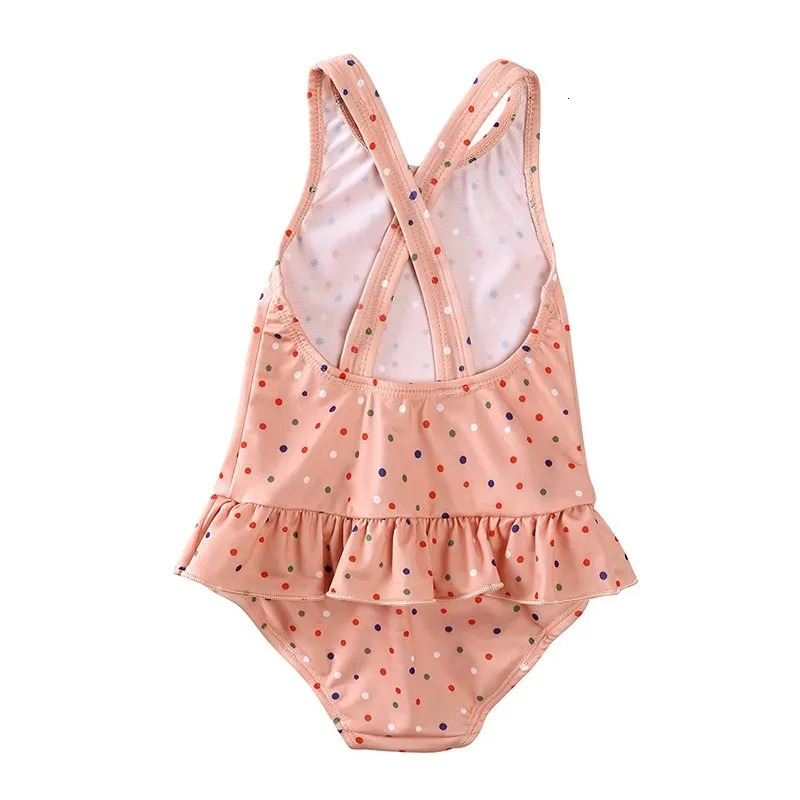 UV Baby Girl Swimsuit One Piece Swimming Jumpsuit Ruffles Bathing Suit SPF 50 Long Sleeve Kids Swimwear for Girls 1-7 Years 250407