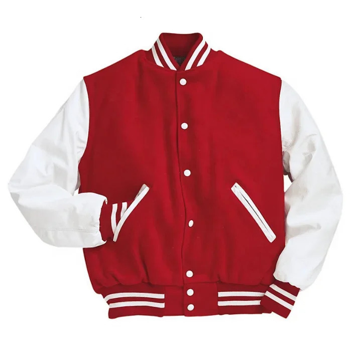 American TV movies teenagers wolves classic fashion baseball jackets polyester motorcycle mens winter tops 250407