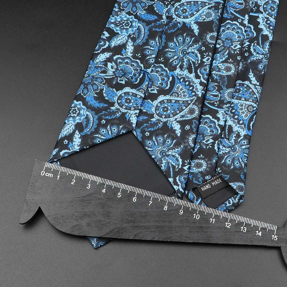 Mens Soft Slik Tie 8.5cm Plaid Dots Necktie Blue Green Gravatas For Men Paisley Floral Fit Wedding Party Suit Shirt Accessories X250407